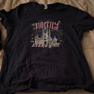 Happily Ever After women’s size Large shirt - Blue